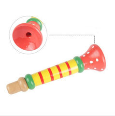 Colorful Wooden Trumpet