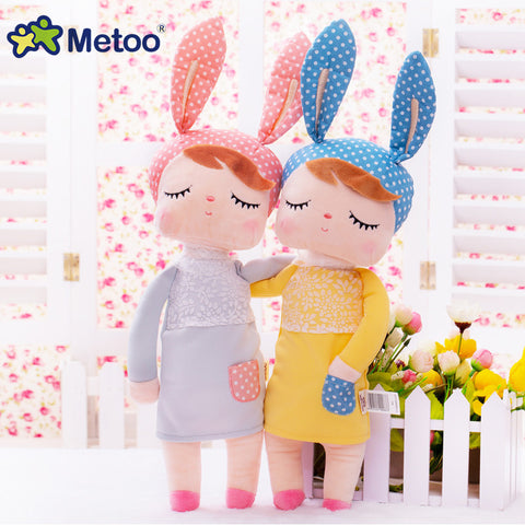 Plush Cute Stuffed Brinquedos Baby Kids Toys for Girls Birthday Christmas Gift Bonecas 13 Inch Angela Rabbit Girl Metoo Doll