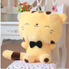 Lovely Big Face Smiling Cat Stuffed Toy