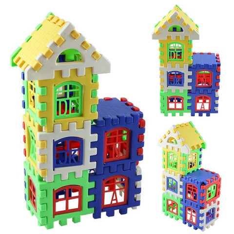 24pcs Kids Children House Building Blocks