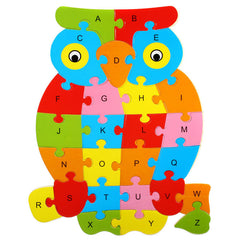 Wooden Animal Alphabet Puzzle