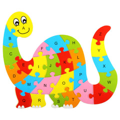 Wooden Animal Alphabet Puzzle