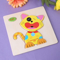 Brand New Baby Kid Cartoon Animals Dimensional Puzzles Toy 15 Different Jigsaw Puzzles Educational Toy for Children Gifts FCI#